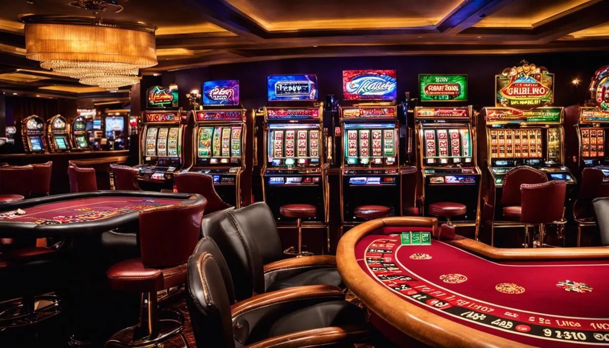 Antarmuka aplikasi liga4d menampilkan tabel blackjack dealer langsung dan menu navigasi